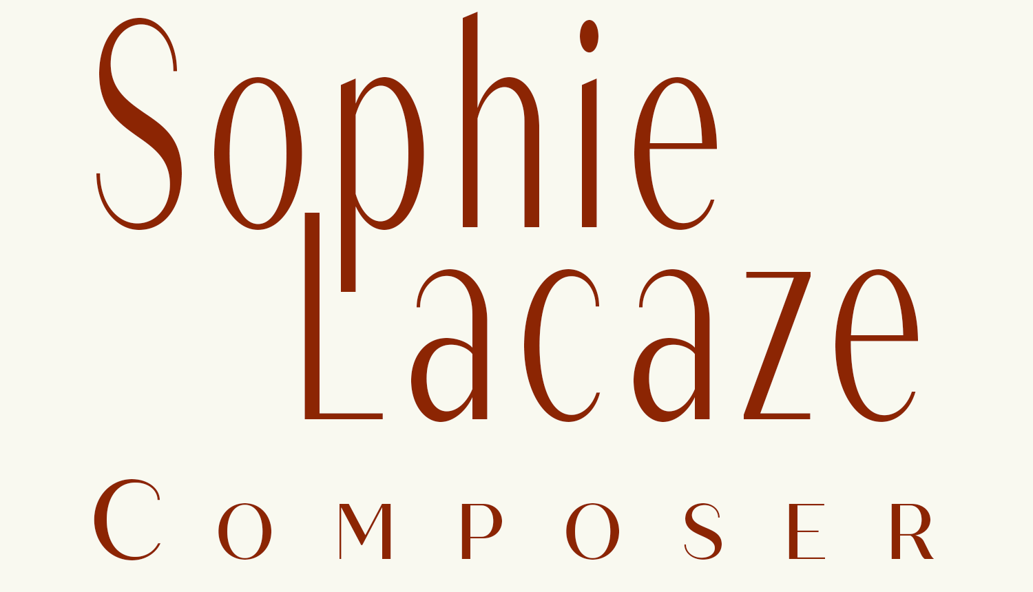 compositrice française contemporaine . French Contemporary Composer